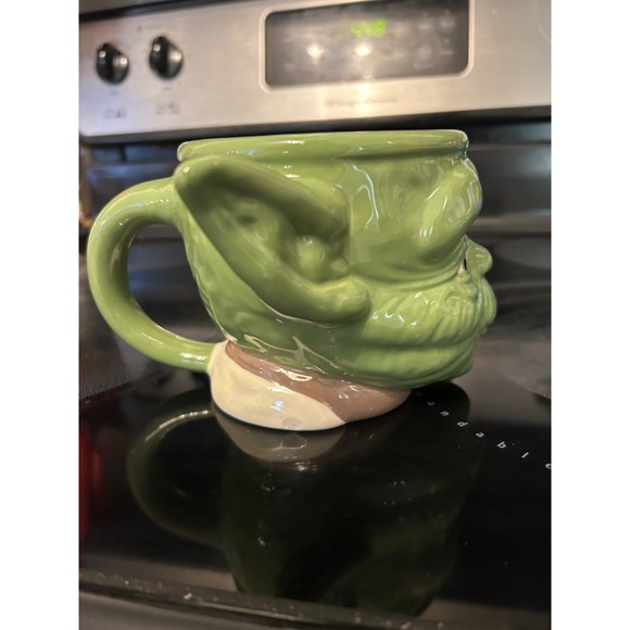 Star Wars Yoda 3D Sculpted Ceramic Coffee Mug Galerie Green Jedi Master - Picture 2 of 5